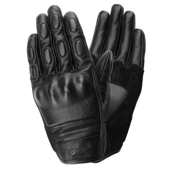 Кожени ръкавици SECA TABU II BLACK - Кожени ръкавици за мотор от марка SECA