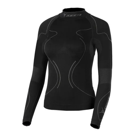 Дамска термо блуза SECA S-COOL BLACK - Термо бельо от марка SECA