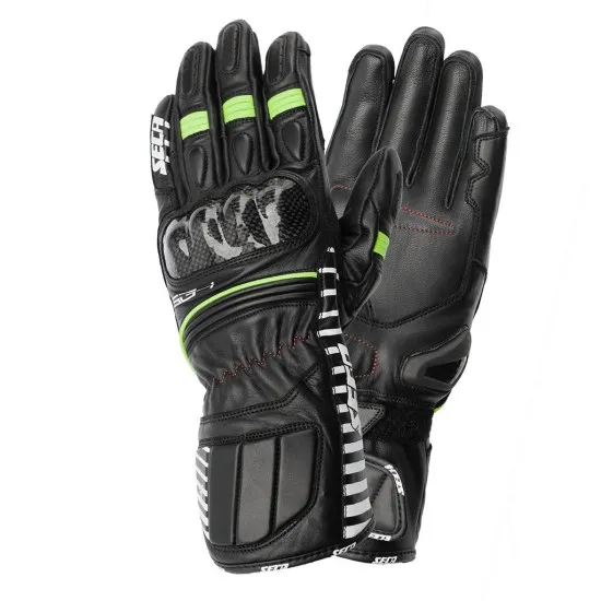 Кожени ръкавици SECA MERCURY IV BLACK/FLUO - Кожени ръкавици за мотор от марка SECA