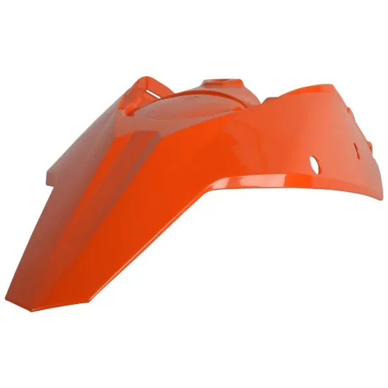 Заден калник със страничен панел Polisport KTM SX/ 250SX/ SX-F/ EXC/ EXC-F/ XC/ XC-W/ XCF-W/ 150XC/ 250XC/ XC-F ORANGE OEM Color - Калници от марка Polisport