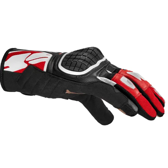Мото ръкавици SPIDI G-WARRIOR BLACK/RED - Кожени ръкавици за мотор от марка SPIDI
