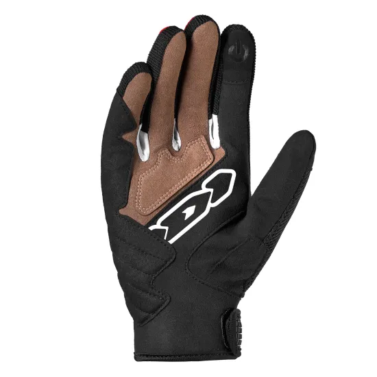 Мото ръкавици SPIDI G-WARRIOR BLACK/RED - Кожени ръкавици за мотор от марка SPIDI