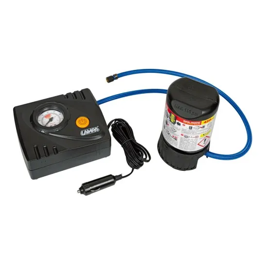 Помпа за безкамерни гуми Pump-Jet & Fix Basic, 12 V - 72170 - Мото гараж от марка Lampa