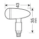 LED мигачи DROP BLACK - 90482 - Мото светлини от марка Lampa