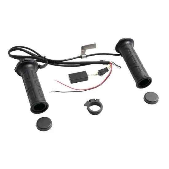 Мото ръкохватки с подгряване 12V Black - 90536 - Мото ръкохватки от марка Lampa