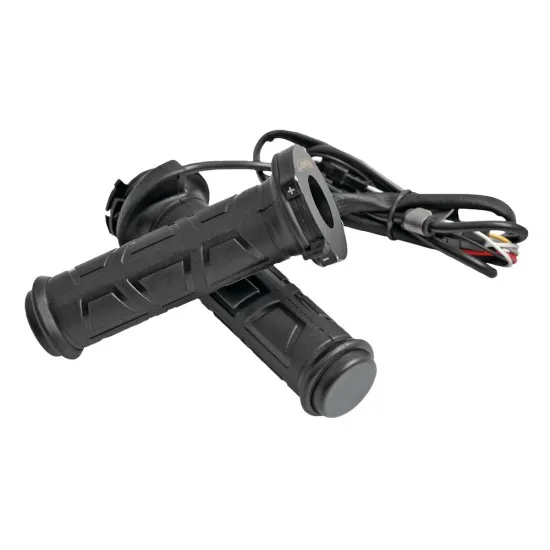 Мото ръкохватки с подгряване 12V Black - 90536 - Мото ръкохватки от марка Lampa