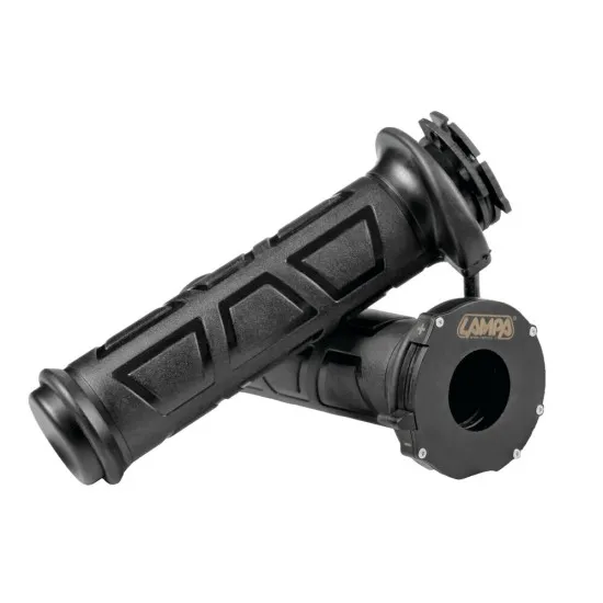 Мото ръкохватки с подгряване 12V Black - 90536 - Мото ръкохватки от марка Lampa