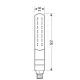 Задни мигачи/светлини Line SQ  - 12V LED - 90477 - Мото светлини от марка Lampa