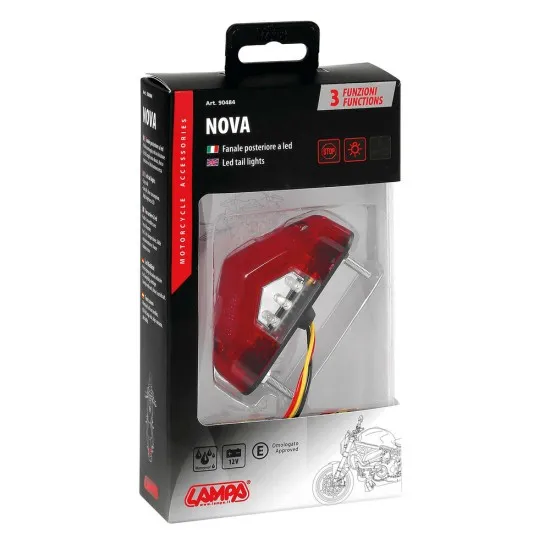Задни светлини NOVA, 9 Leds 12V - 90484 - Мото светлини от марка Lampa