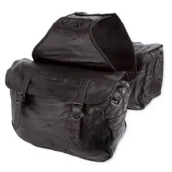 Кожени дисаги за мотор A-PRO SPIRIT BLACK