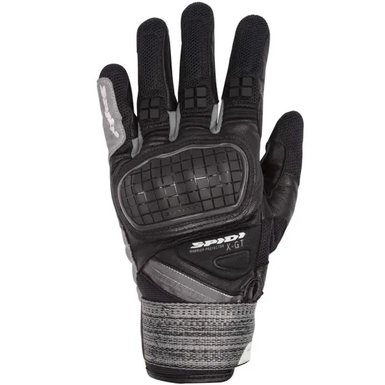Мото ръкавици SPIDI X-FORCE BLACK/GREY - Кожени ръкавици за мотор от марка SPIDI