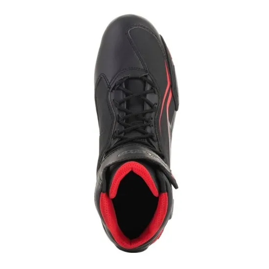 Мото боти ALPINESTARS FASTER-3 BLACK/GRAY/RED от микрофибър с TPR защита