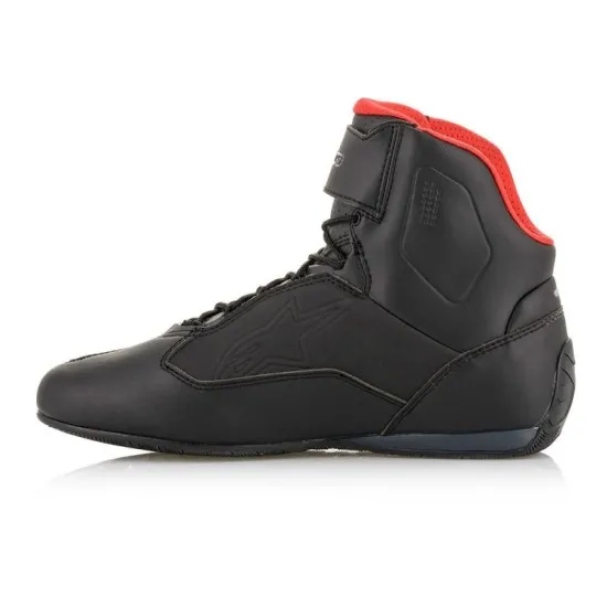 Мото боти ALPINESTARS FASTER-3 BLACK/GRAY/RED от микрофибър с TPR защита