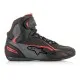 Мото боти ALPINESTARS FASTER-3 BLACK/GRAY/RED от микрофибър с TPR защита