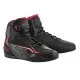 Мото боти ALPINESTARS FASTER-3 BLACK/GRAY/RED от микрофибър с TPR защита