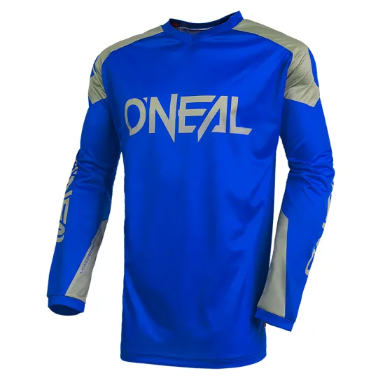Мотокрос блуза O`NEAL MATRIX RIDEWEAR BLUE/GRAY 2021 - Мотокрос джърси от марка ONeal
