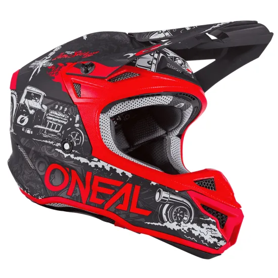 Мотокрос каска ONEAL 5SERIES HR BLACK/RED - Мотокрос каски от марка ONeal