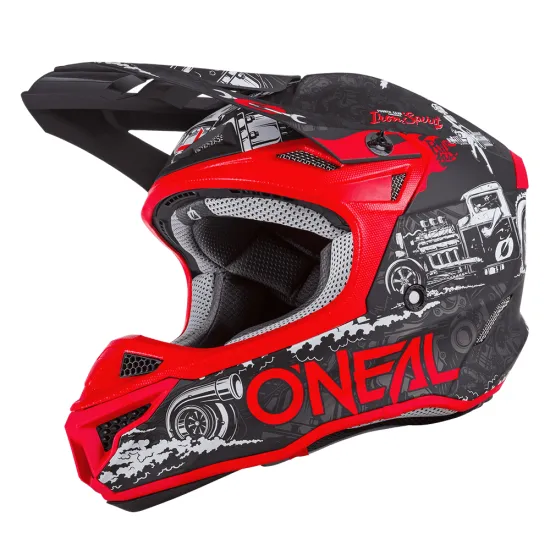 Мотокрос каска ONEAL 5SERIES HR BLACK/RED - Мотокрос каски от марка ONeal