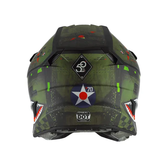 Мотокрос каска ONEAL 5SERIES WARHAWK BLACK/GREEN - Мотокрос каски от марка ONeal