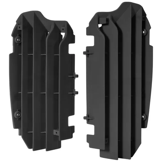 Преден предпазител за радиатор POLISPORT KAWASAKI KX250F(13-16) BLACK - Предпазители за радиатор от марка Polisport