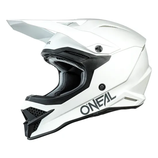 Мотокрос каска ONEAL 3SERIES SOLID WHITE - Мотокрос каски от марка ONeal