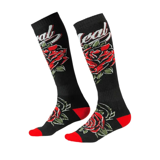 Термо чорапи ONEAL PRO MX ROSES BLACK/RED - Термо бельо от марка ONeal