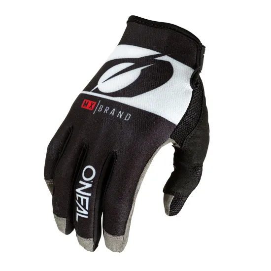 Мотокрос ръкавици ONEAL MAYHEM RIDER V.22-BLACK/WHITE - Мотокрос ръкавици от марка ONeal