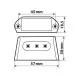 LED-Осветител за номер  A-ion 90586 - Мото светлини от марка Lampa