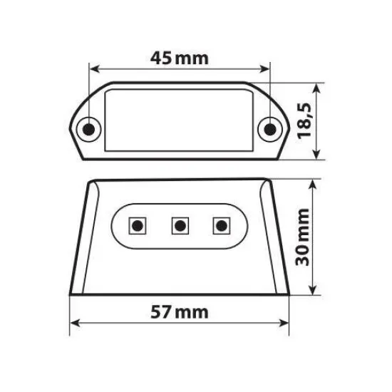 LED-Осветител за номер  A-ion 90586 - Мото светлини от марка Lampa