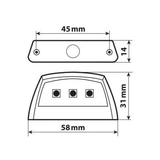 LED-Осветител за номер E-ion 90587 - Мото стойки за номер от марка Lampa