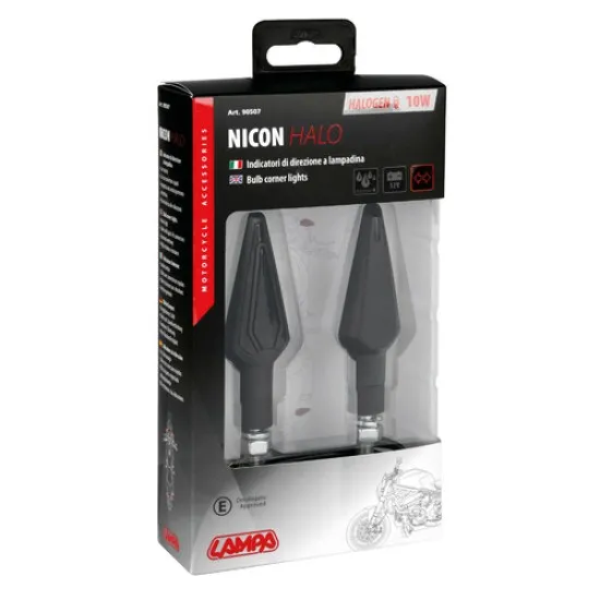 Nicon Halo Black 90507 мото мигачи с жълта светлина