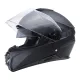 Отваряема каска M-SRS SOLID V.22 BLACK с матово покритие