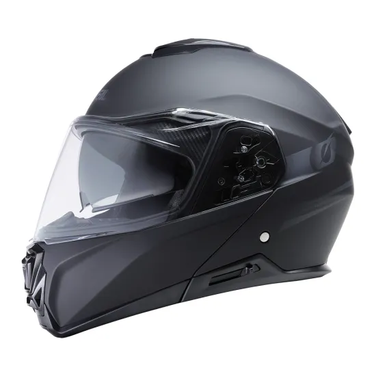 Отваряема каска M-SRS SOLID V.22 BLACK с матово покритие