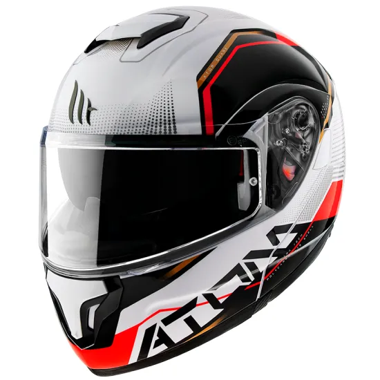 Отваряема каска MT ATOM QUARK GLOSS PEARL RED - Туристически каски от марка MT