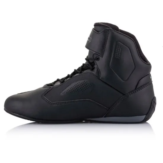 Мото боти ALPINESTARS FASTER-3 RIDEKNIT BLACK/GREY/RED с дишаща плетена мрежа и TPU защита