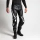 Кожен мото панталон SPIDI RR PRO WARRIOR BLACK/WHITE с военни протектори и микрометрична система