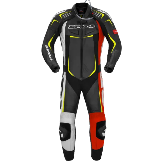 Мото екип SPIDI TRACK WIND PRO RED/YELLOW FLUO - Мото екипи от марка SPIDI