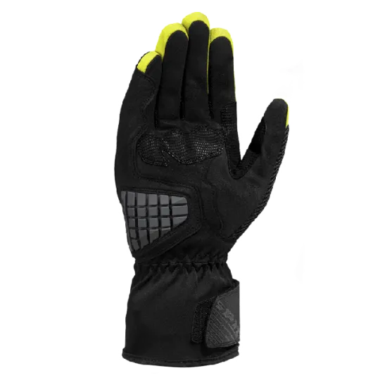 Мото ръкавици SPIDI RAINSHIELD YELLOW FLUO – водоустойчиви, защитни и дишащи