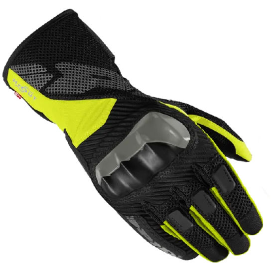 Мото ръкавици SPIDI RAINSHIELD YELLOW FLUO – водоустойчиви, защитни и дишащи