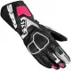 Дамски кожени мото ръкавици SPIDI STS-3 BLACK/FUCHSIA - Дамски кожени ръкавици от марка SPIDI