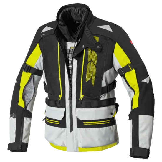 Текстилно мото яке SPIDI ALLROAD 3в1 YELLOW FLUO - Текстилни якета от марка SPIDI