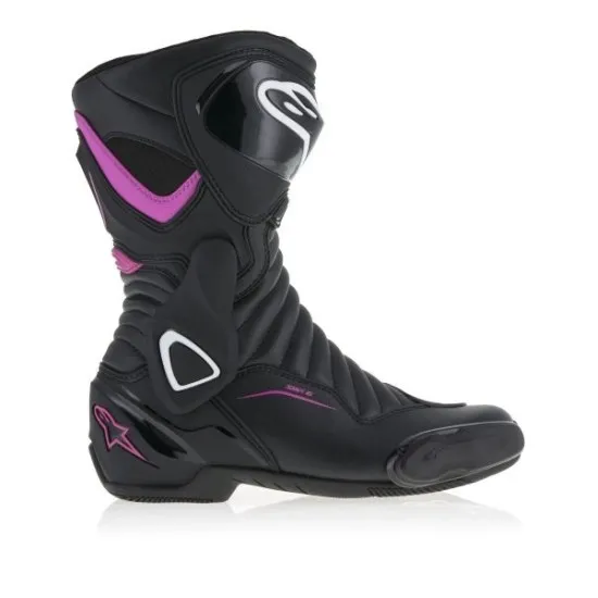 Ботуши Alpinestars Stella SMX-6 V2 Black/Pink - защита и комфорт
