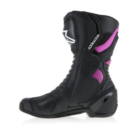 Ботуши Alpinestars Stella SMX-6 V2 Black/Pink - защита и комфорт