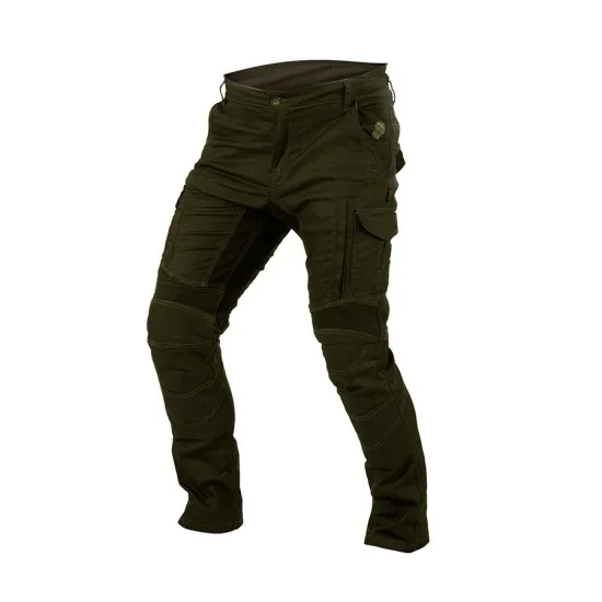 Мото дънки TRILOBITE 1664 ACID SCRAMBLER KHAKI 2.0 - Мото дънки от марка Trilobite