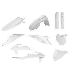 Пълен пластмасов MX Replica кит POLISPORT за KTM SX/ SX-F/ XC/ XC-F - 2019-21 White BD