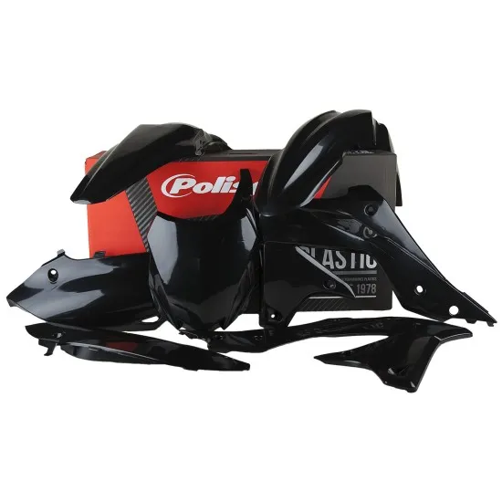Пластмасов MX кит Polisport за Kawasaki  KX250-2013-16 Black