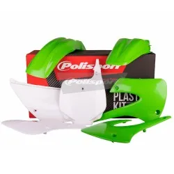 Пластмасов MX кит Polisport за Kawasaki  KX85 - 2001-13 OEM Color 11-12
