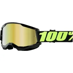 Мотокрос очила 100% STRATA2 UPSOL-MIRROR GOLD