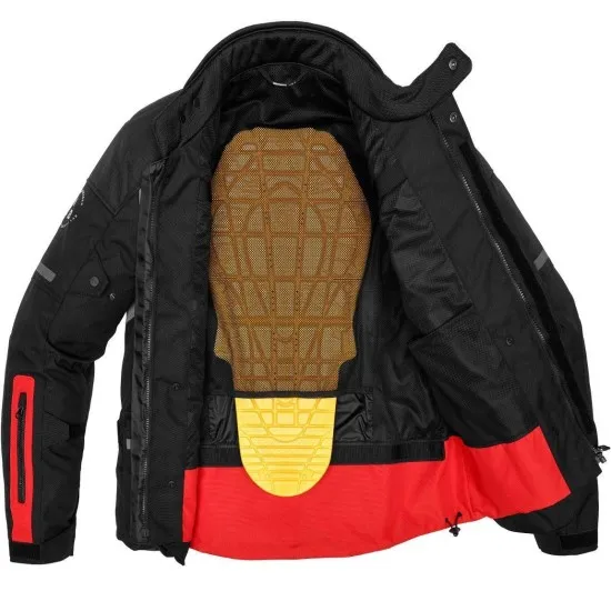 Текстилно мото яке SPIDI TRAVELER 3 BLACK/RED - Текстилни якета от марка SPIDI