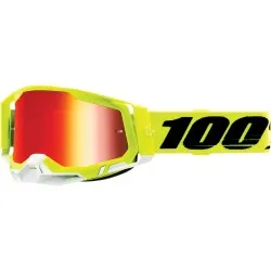 Мотокрос очила 100% RACECRAFT2 YELLOW-MIRROR RED